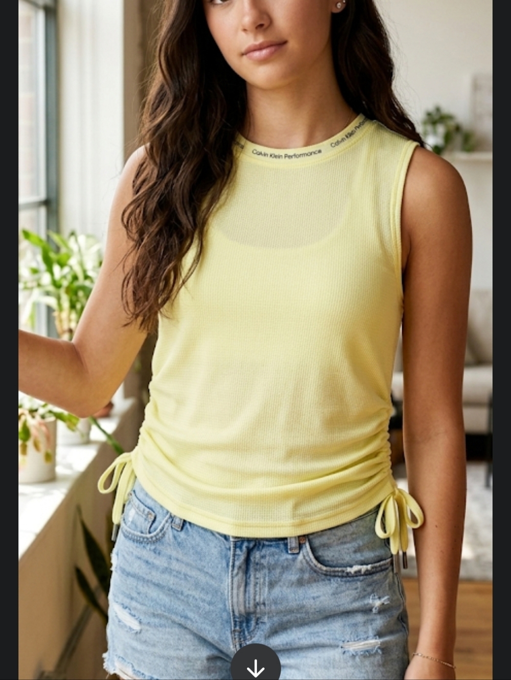 Calvin Klein Tank Lemon Medium